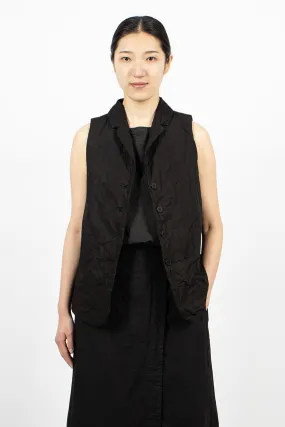 4424 Sleeveless Blazer CC Black