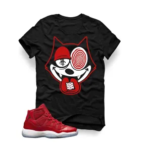 Air Jordan 11 Gym Red “Win Like ’96” Black T (Kick N Trip)