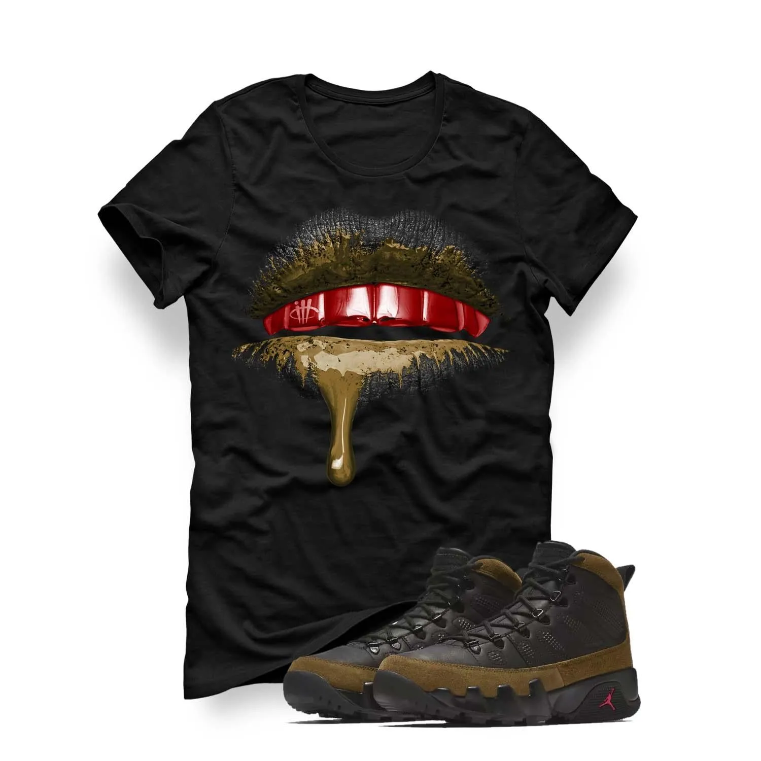 Air Jordan 9 Boot NRG Olive Black T (Lips)