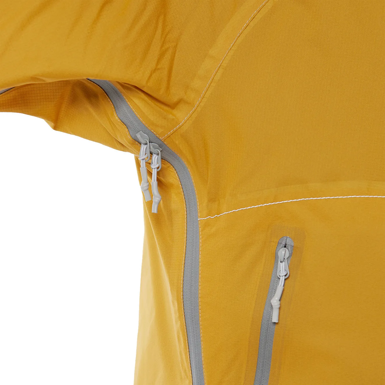 And Wander 3L UL Rain Jacket Yellow