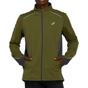 Asics Lite-Show Winter Mens Running Jacket - Green