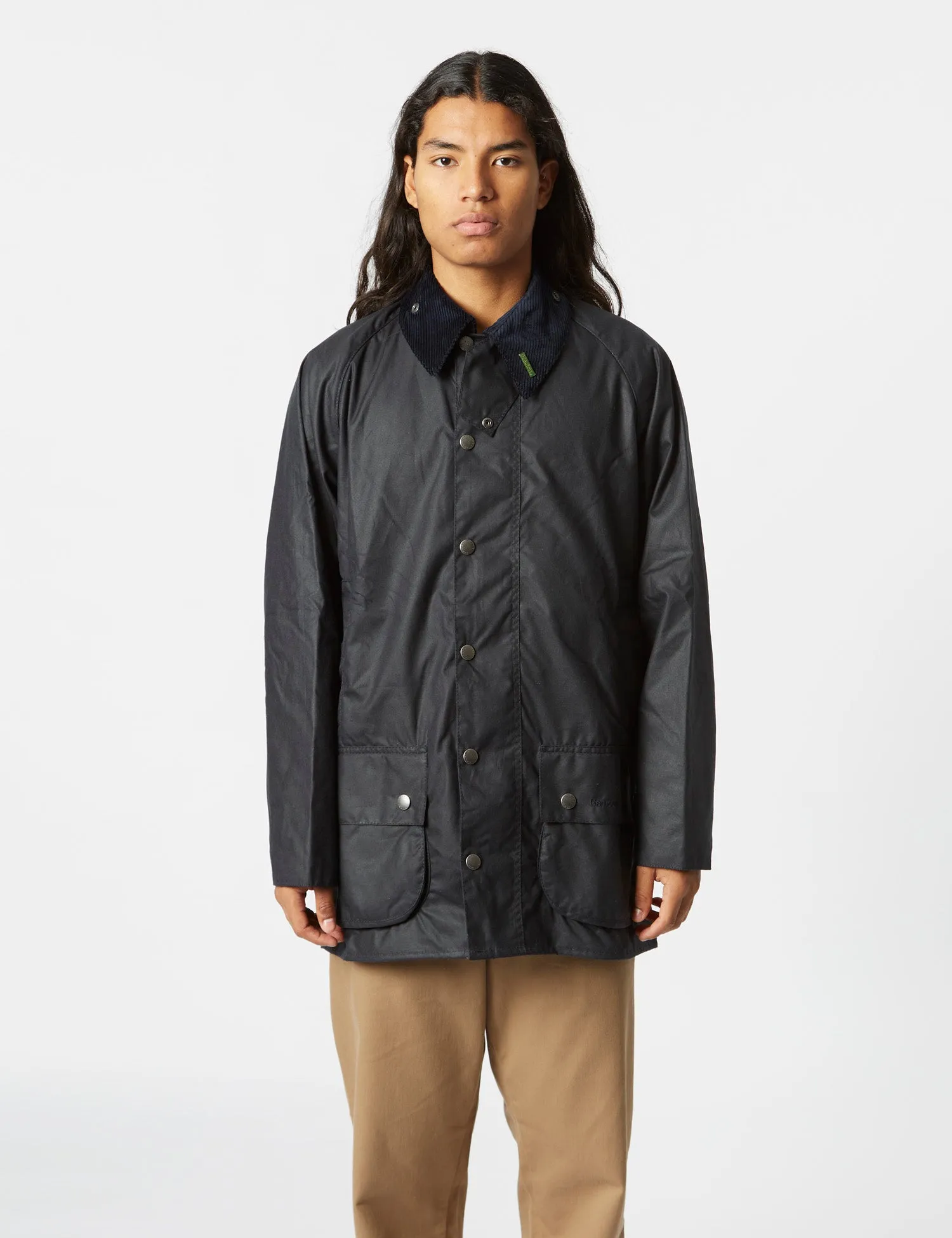 Barbour 40th Anniversary Beaufort Wax Jacket - Navy Blue