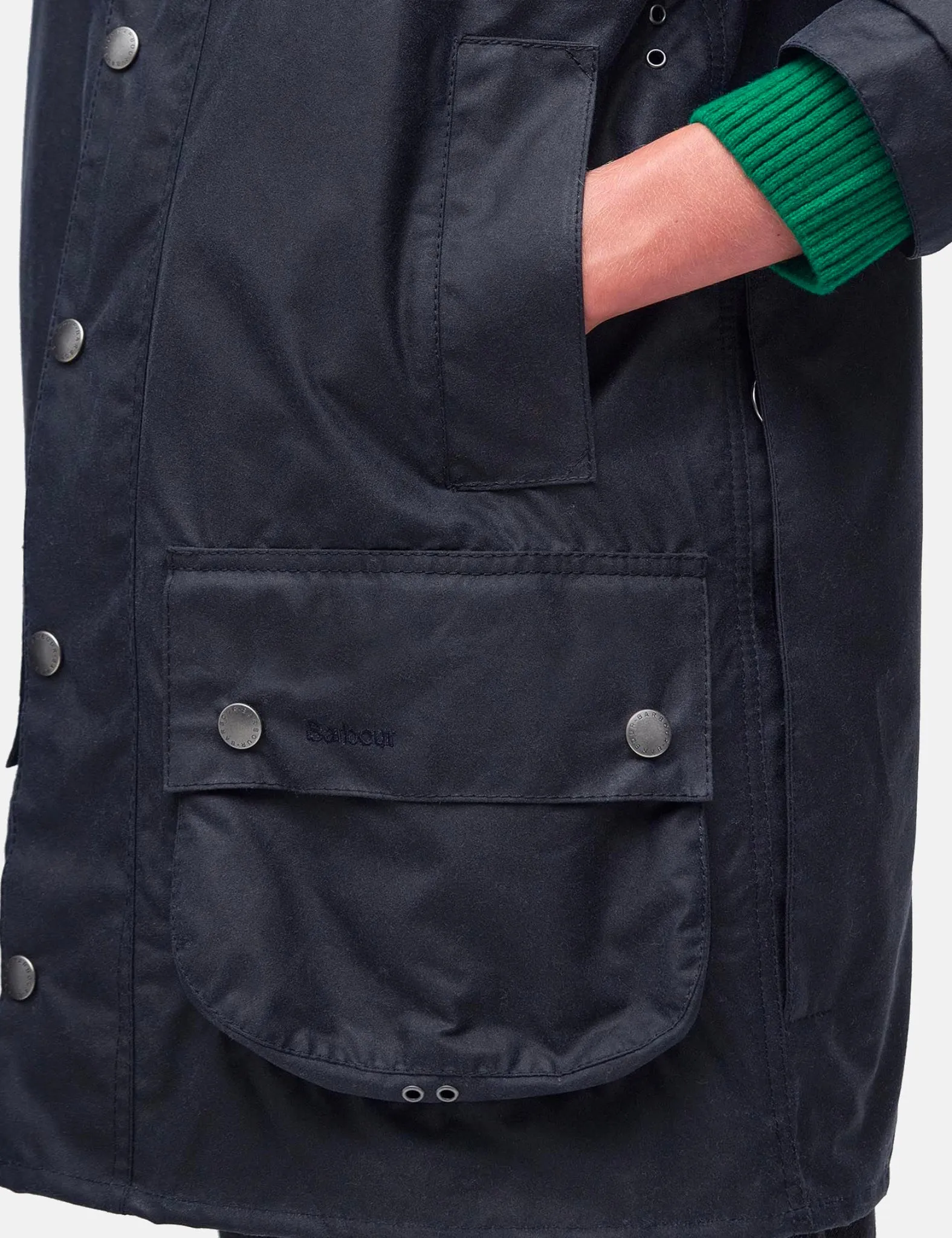 Barbour 40th Anniversary Beaufort Wax Jacket - Navy Blue