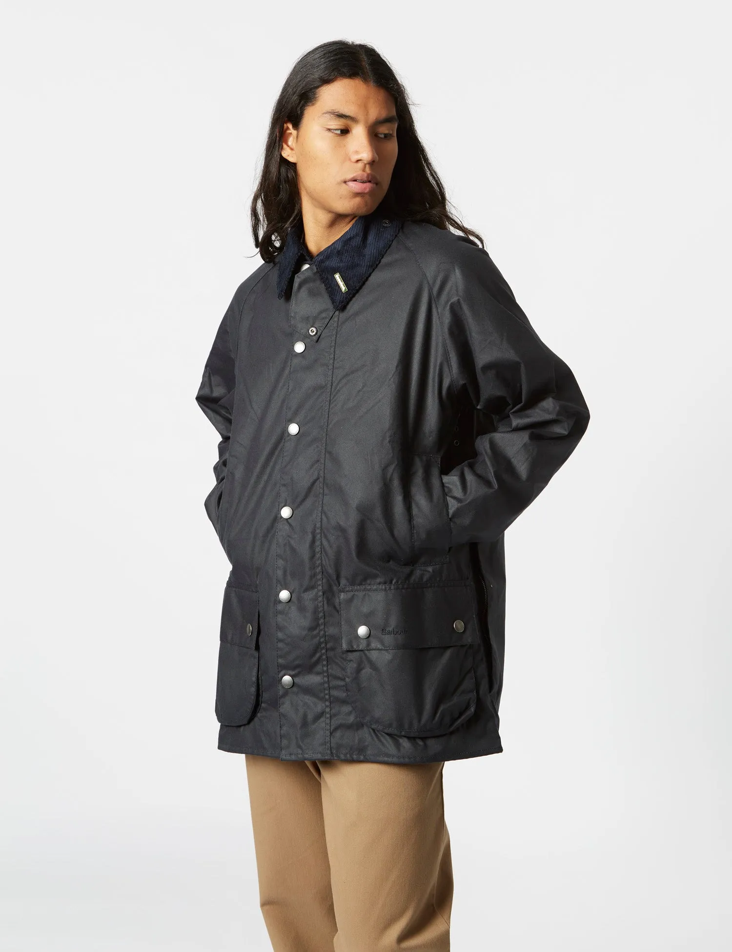 Barbour 40th Anniversary Beaufort Wax Jacket - Navy Blue