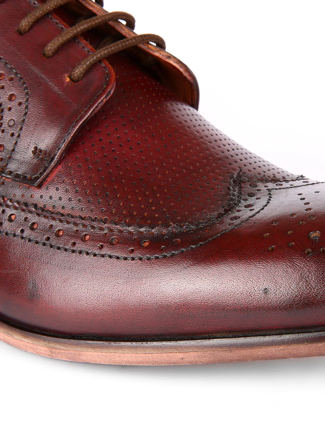 Bastian Cherry Brogues