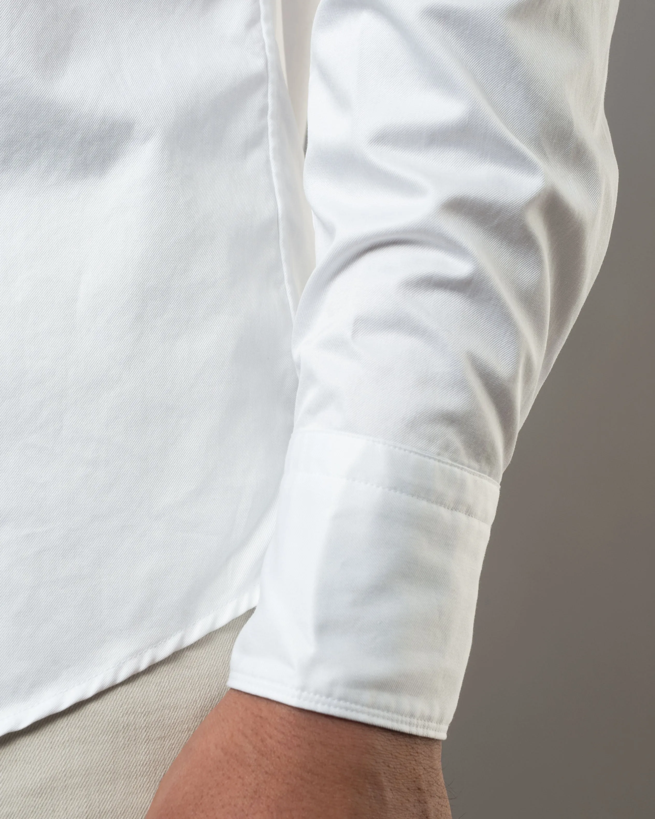 Contrast Collar Shirt