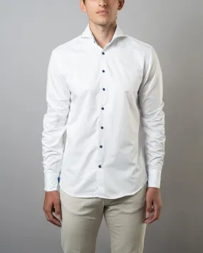 Contrast Collar Shirt