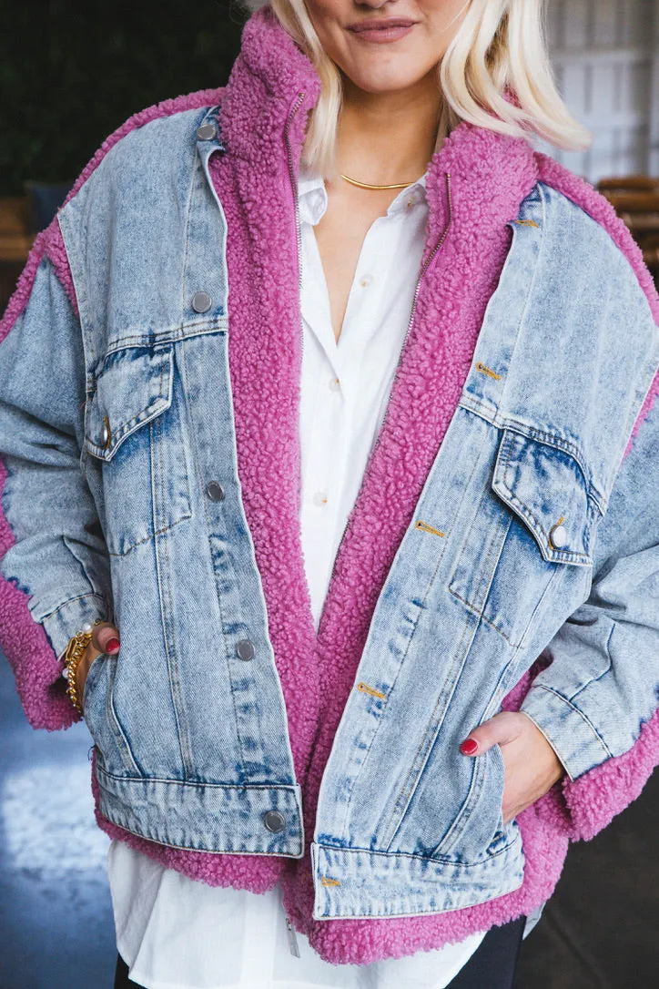 Dover Denim Trucker Jacket, Candy Land | BLANK NYC