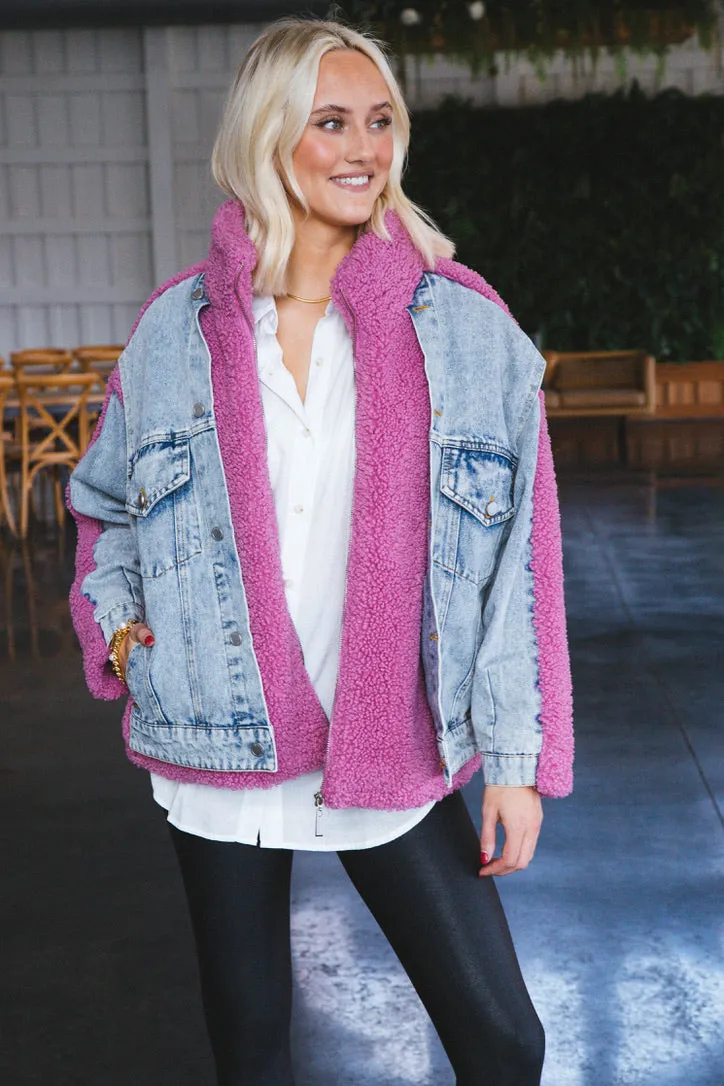 Dover Denim Trucker Jacket, Candy Land | BLANK NYC