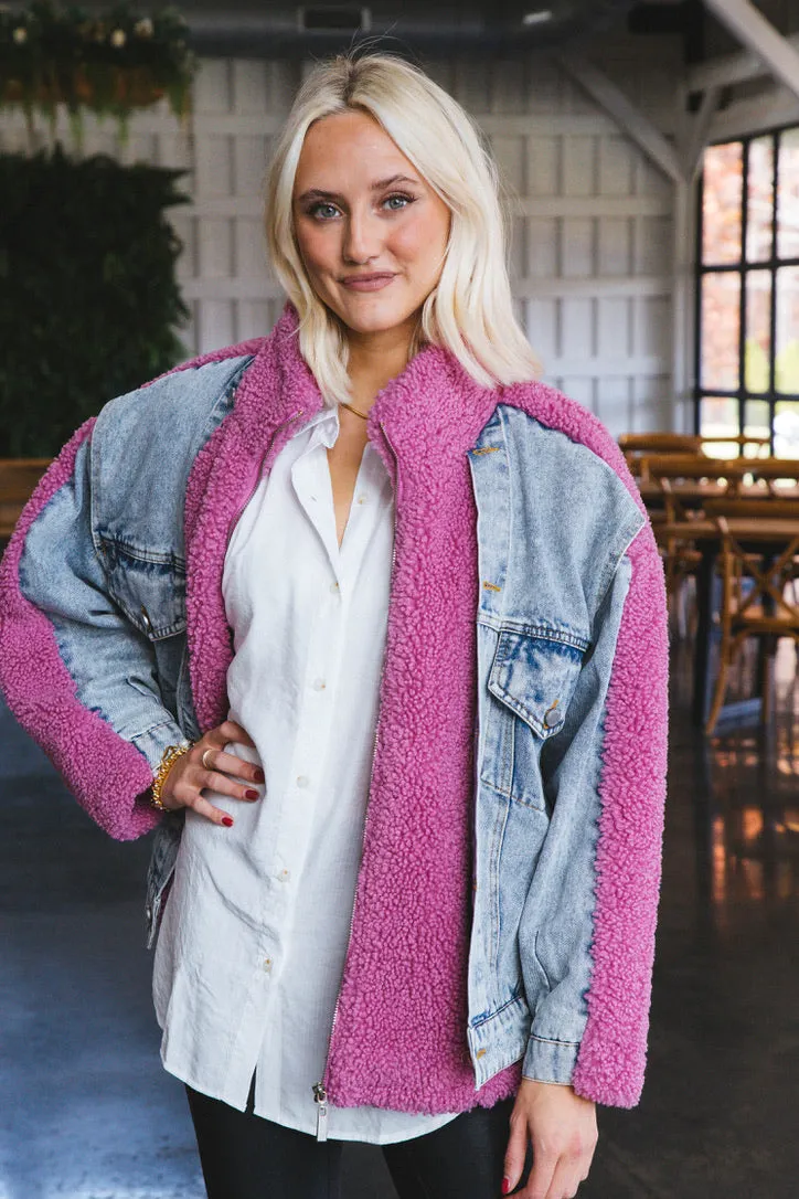 Dover Denim Trucker Jacket, Candy Land | BLANK NYC