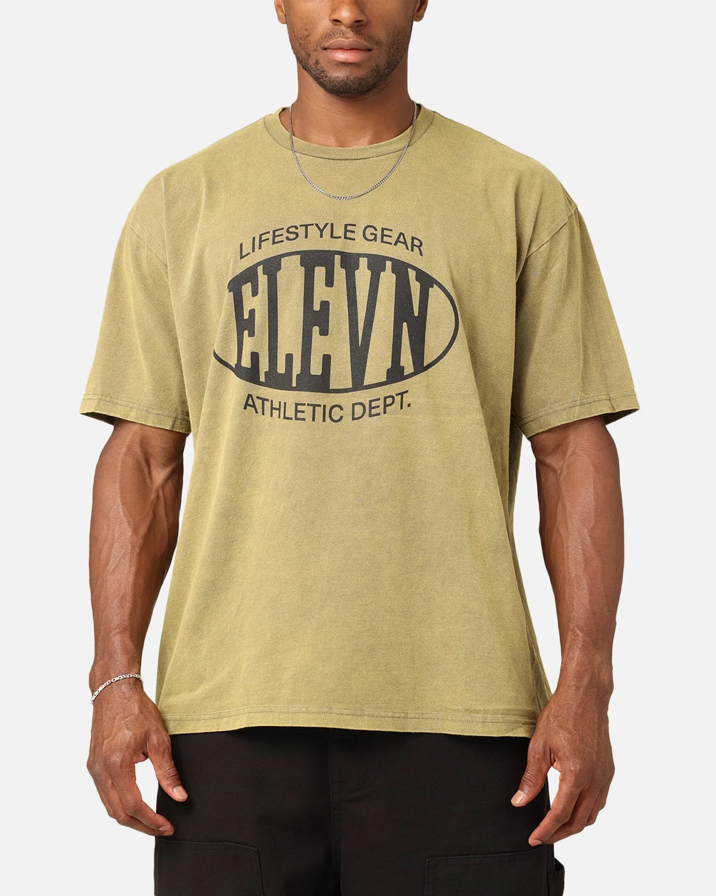 Elevn Clothing Co Dept. T-Shirt Khaki