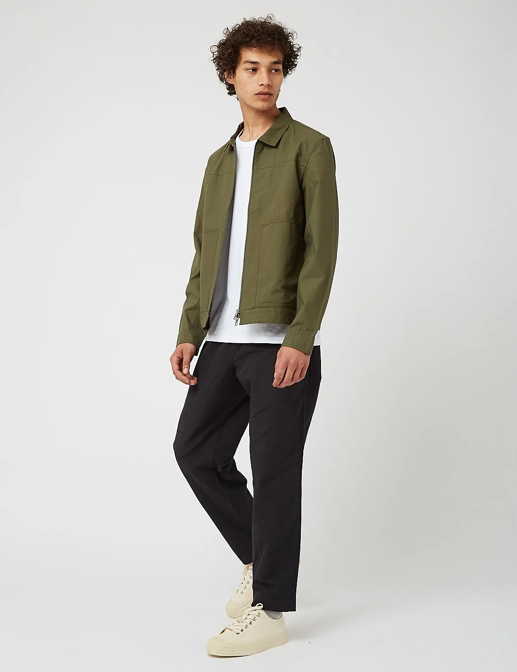 Folk Raft Jacket (Ripstop) - Olive