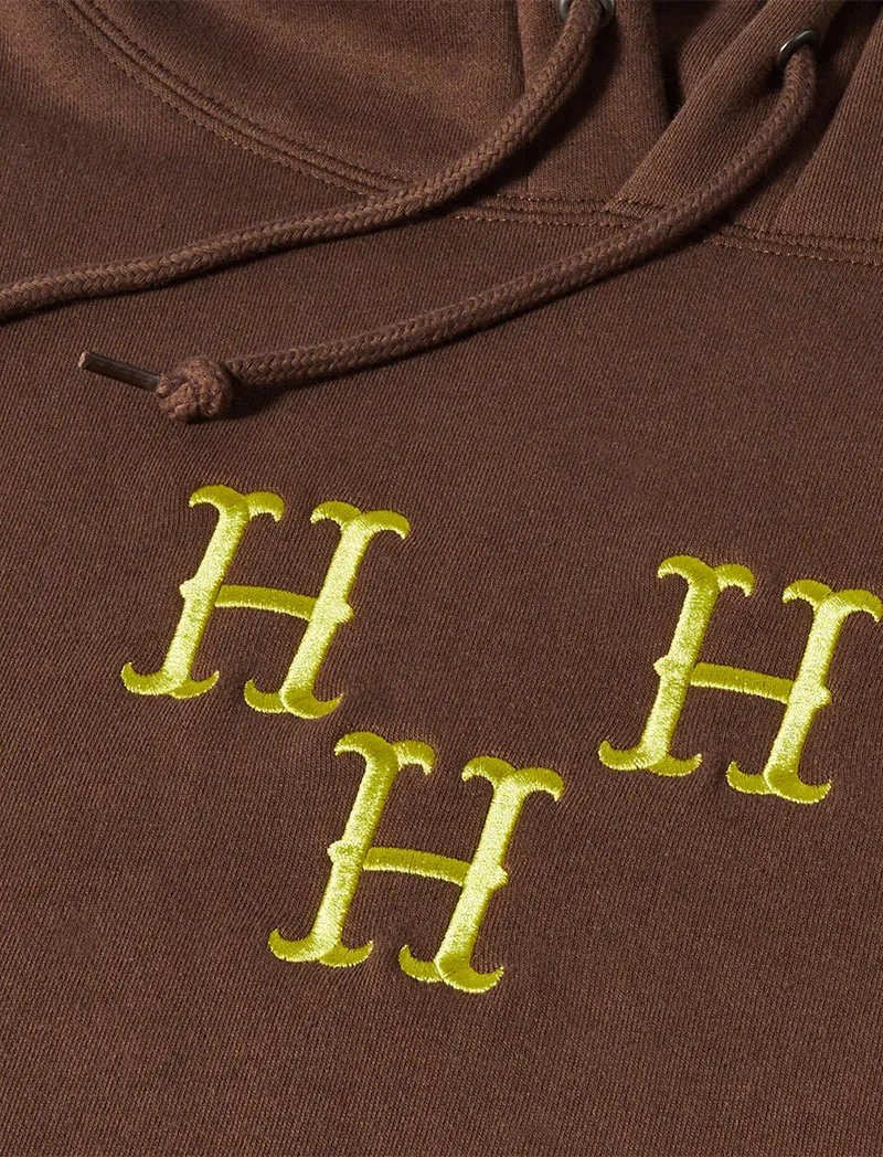 Huf Hat Trick P/O Hoodie Coffee