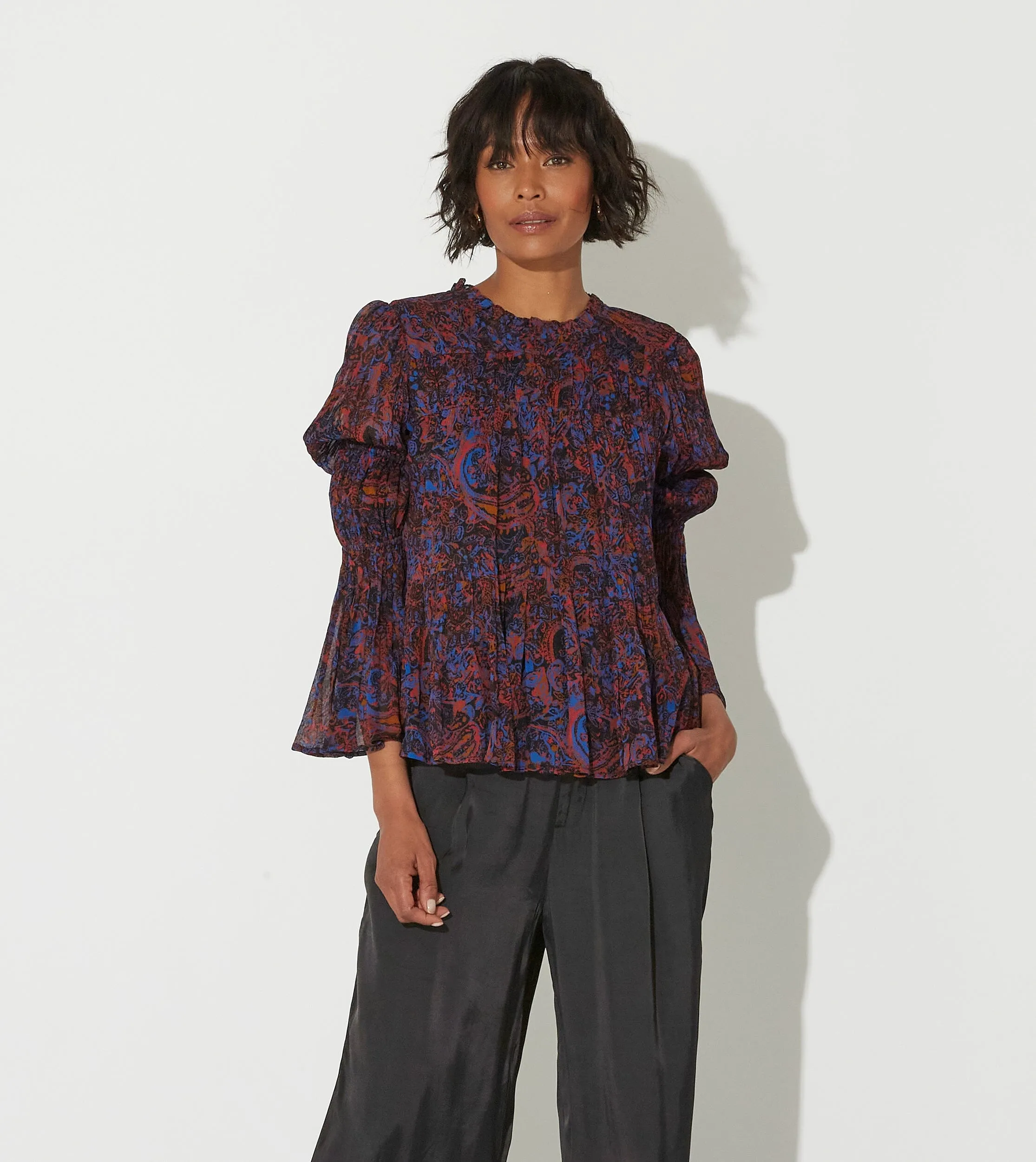 Ines Blouse | Retrograde Paisley