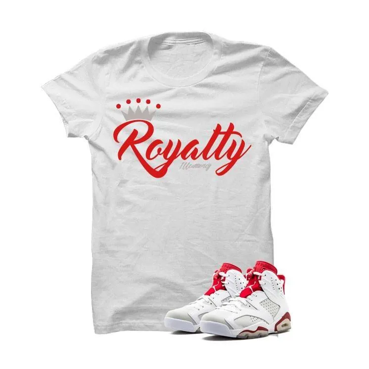 Jordan 6 Alternate White T Shirt (Royalty)