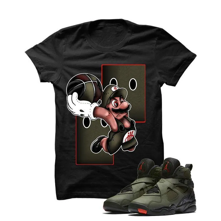 Jordan 8 Undefeated Black T Shirt (Mario Ball)