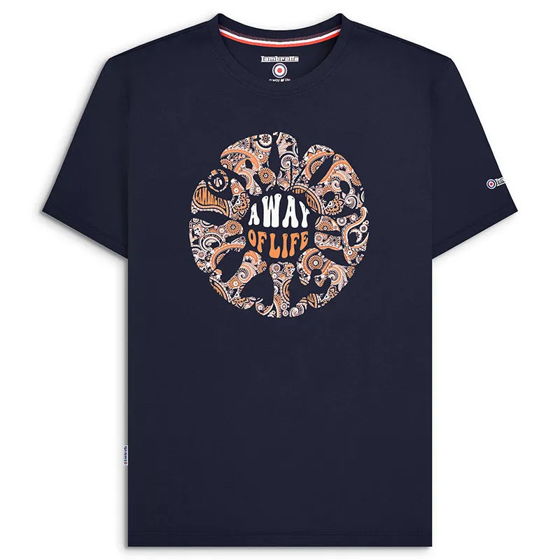 Lambretta Roundel T-Shirt Navy