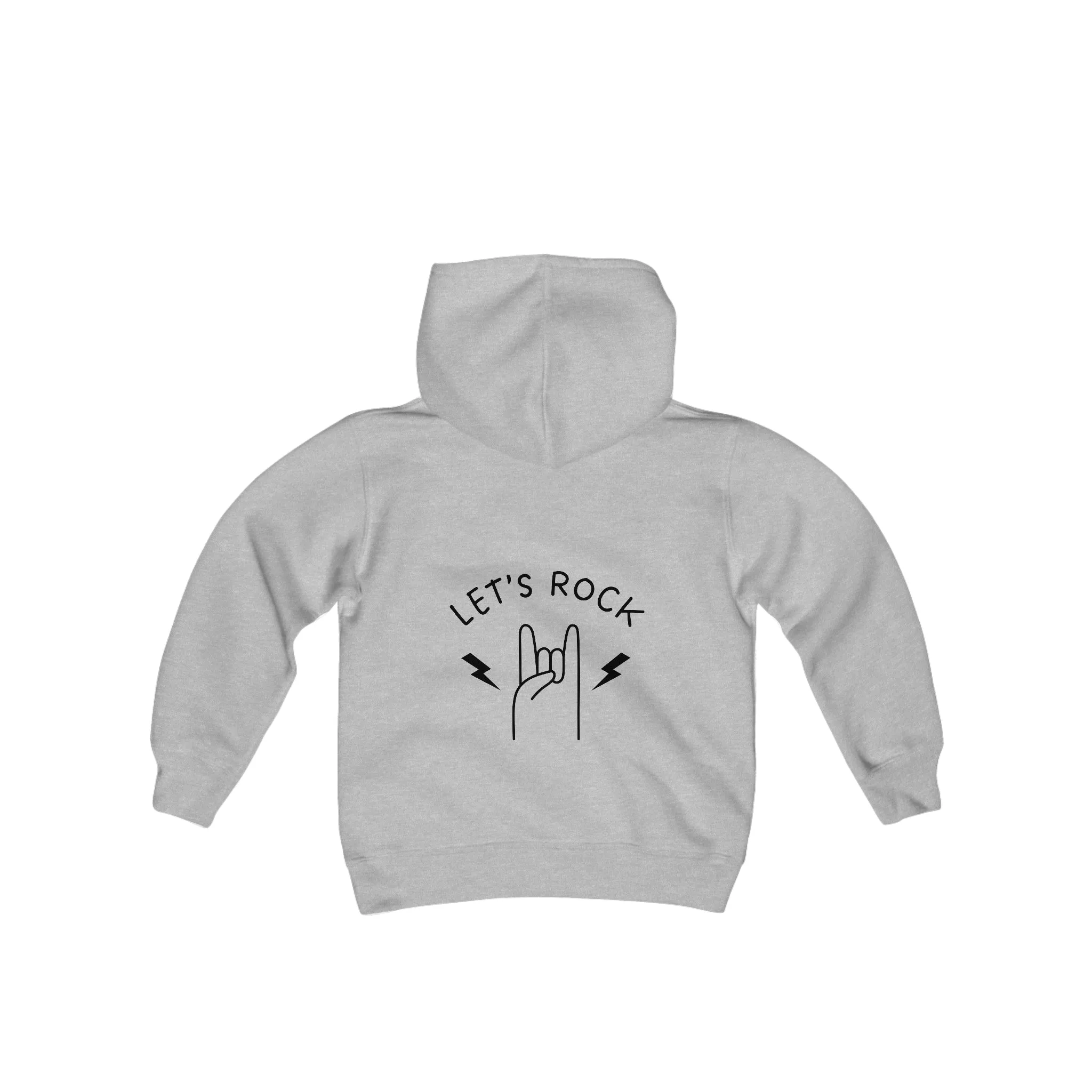 Let's Rock - Youth Heavy Blend Hooded Sweatshirt