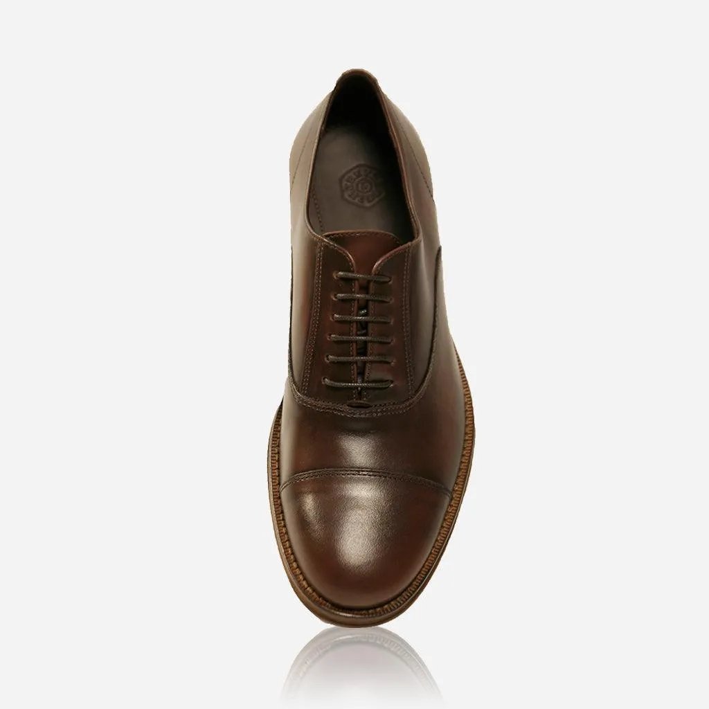 Men's Matte Leather Lace-Up