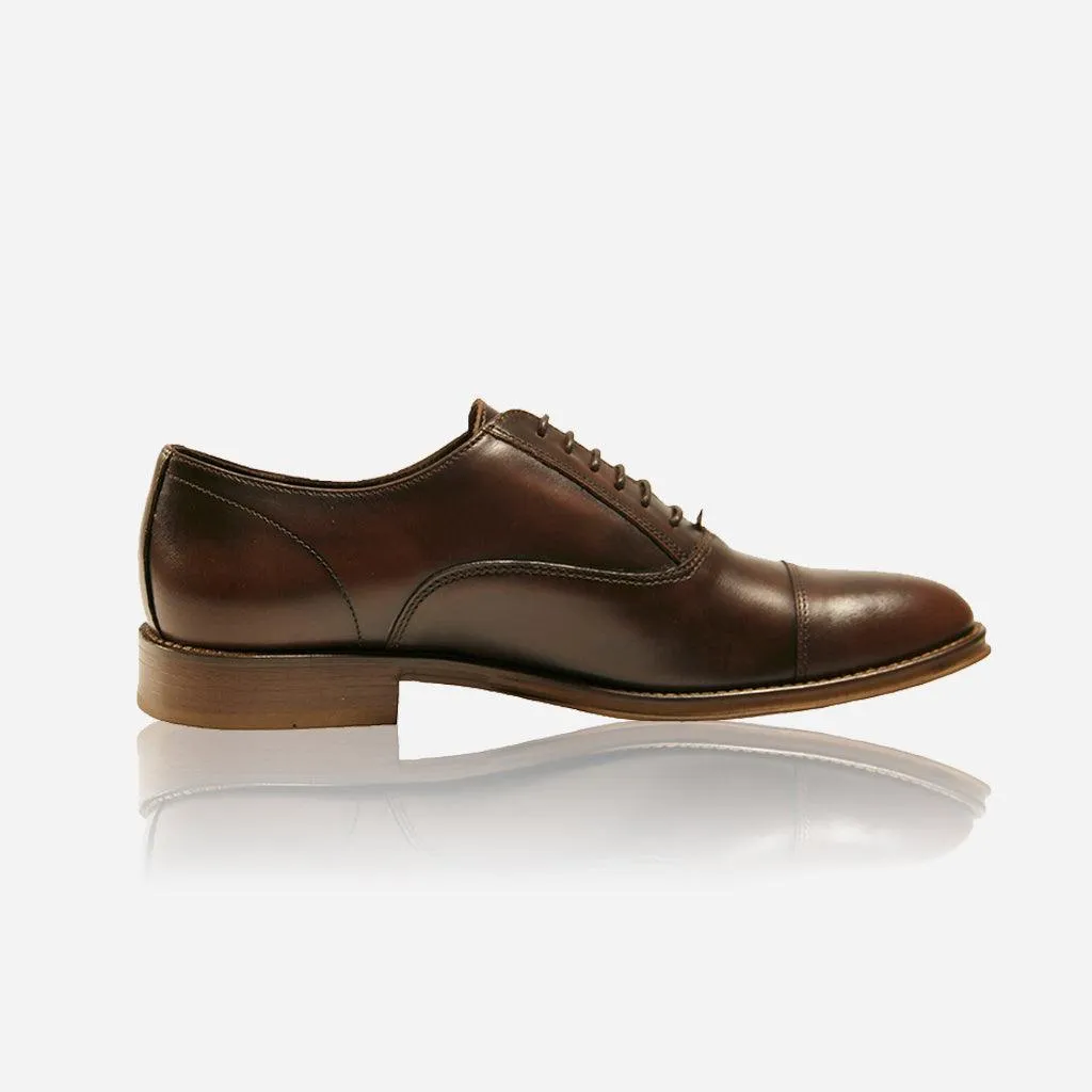 Men's Matte Leather Lace-Up