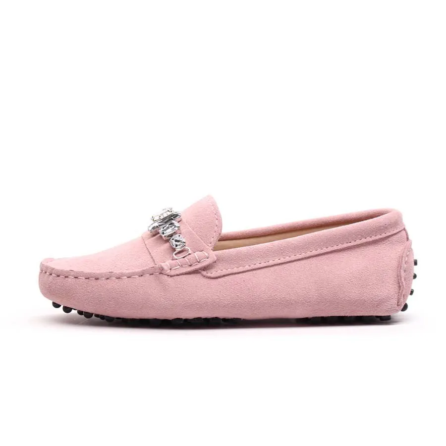 MIYAGINA Leather Women Shoes Fashion Flats Driving Moccasins Loafers