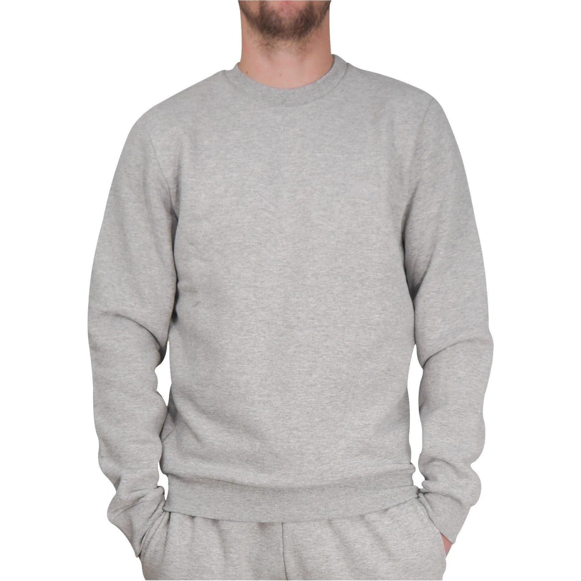 More Mile Vibe Fleece Mens Sweatshirt - Grey