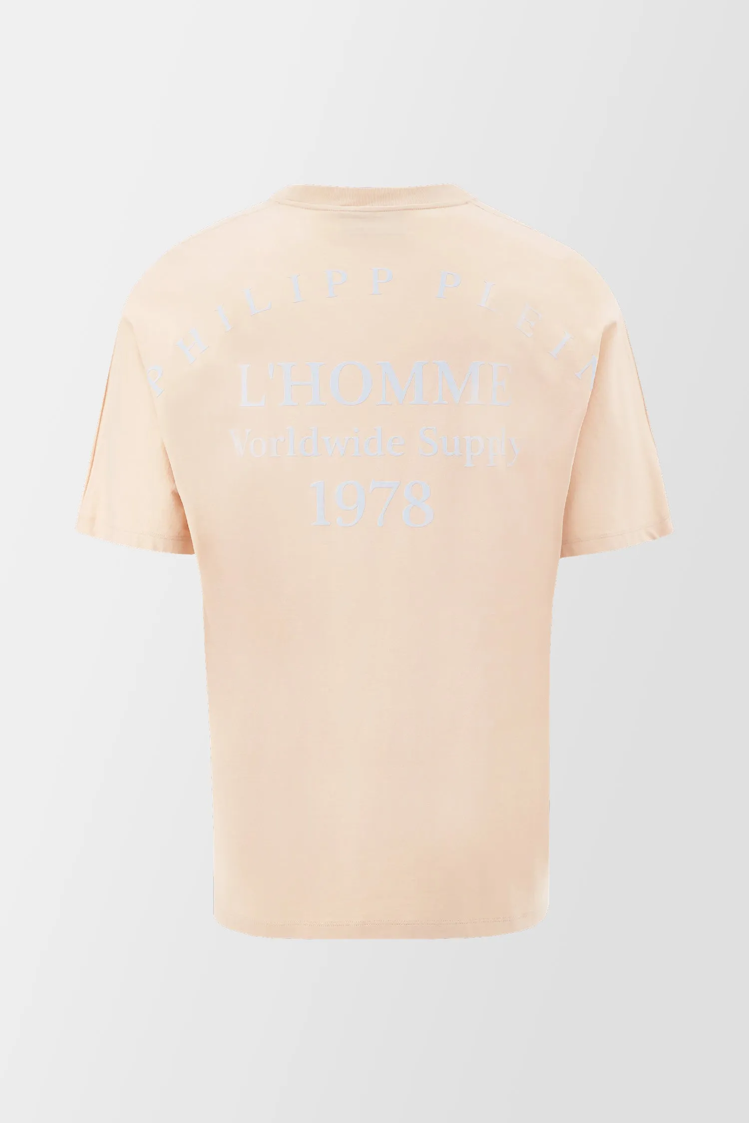 Philipp Plein Beige Round Neck SS PP 1978 T-Shirt