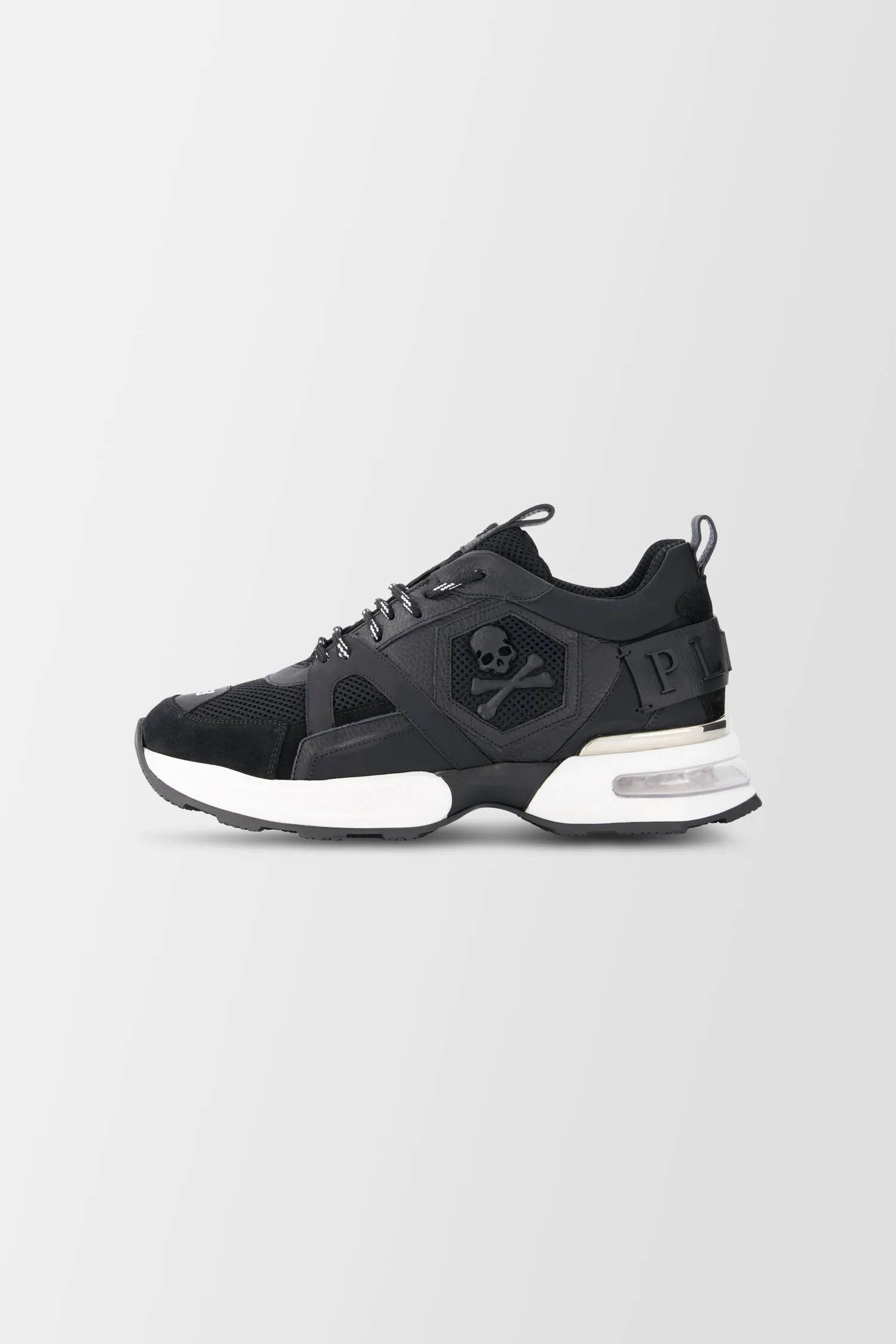 Philipp Plein Black Supercharged Sneakers