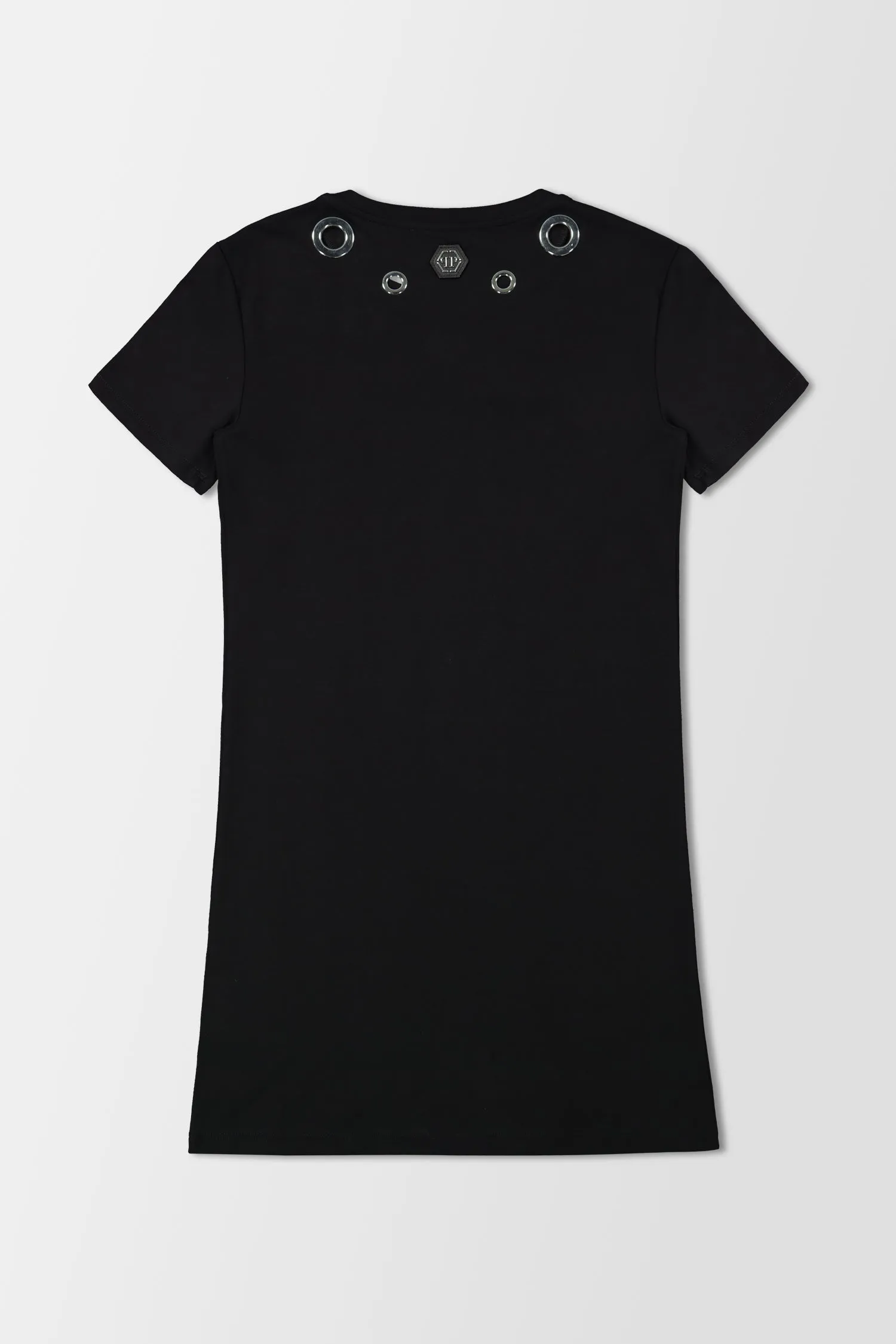 Philipp Plein Black Teddy Bear Short Dress