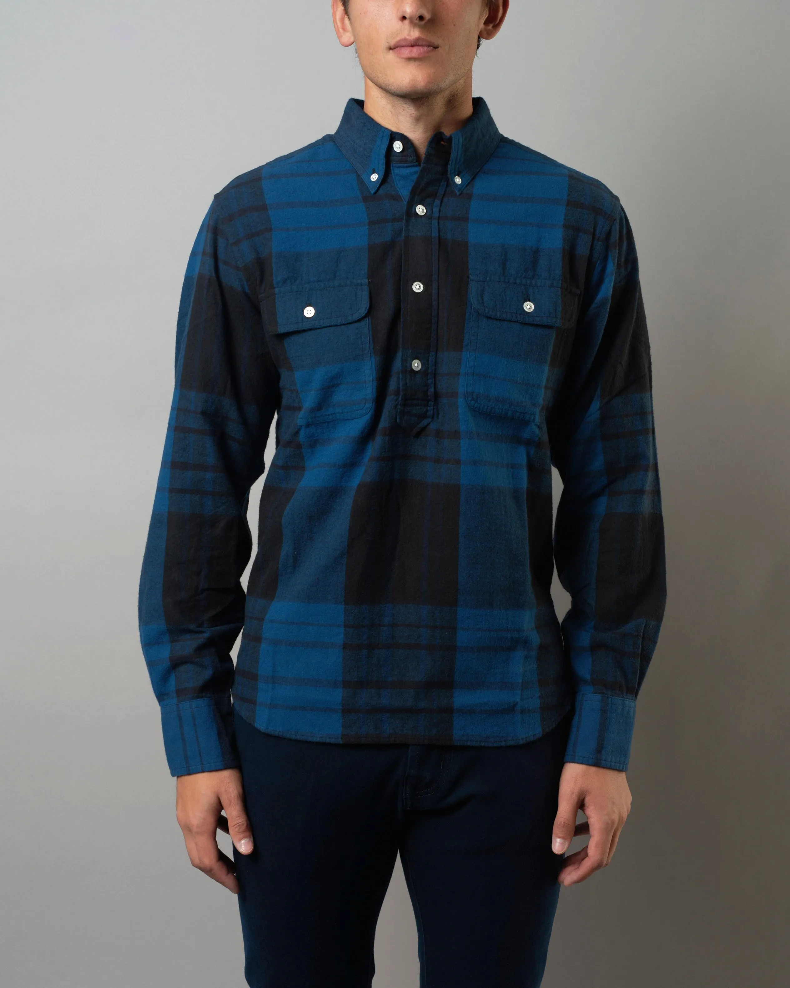 Popover Button Down Collar Shirt