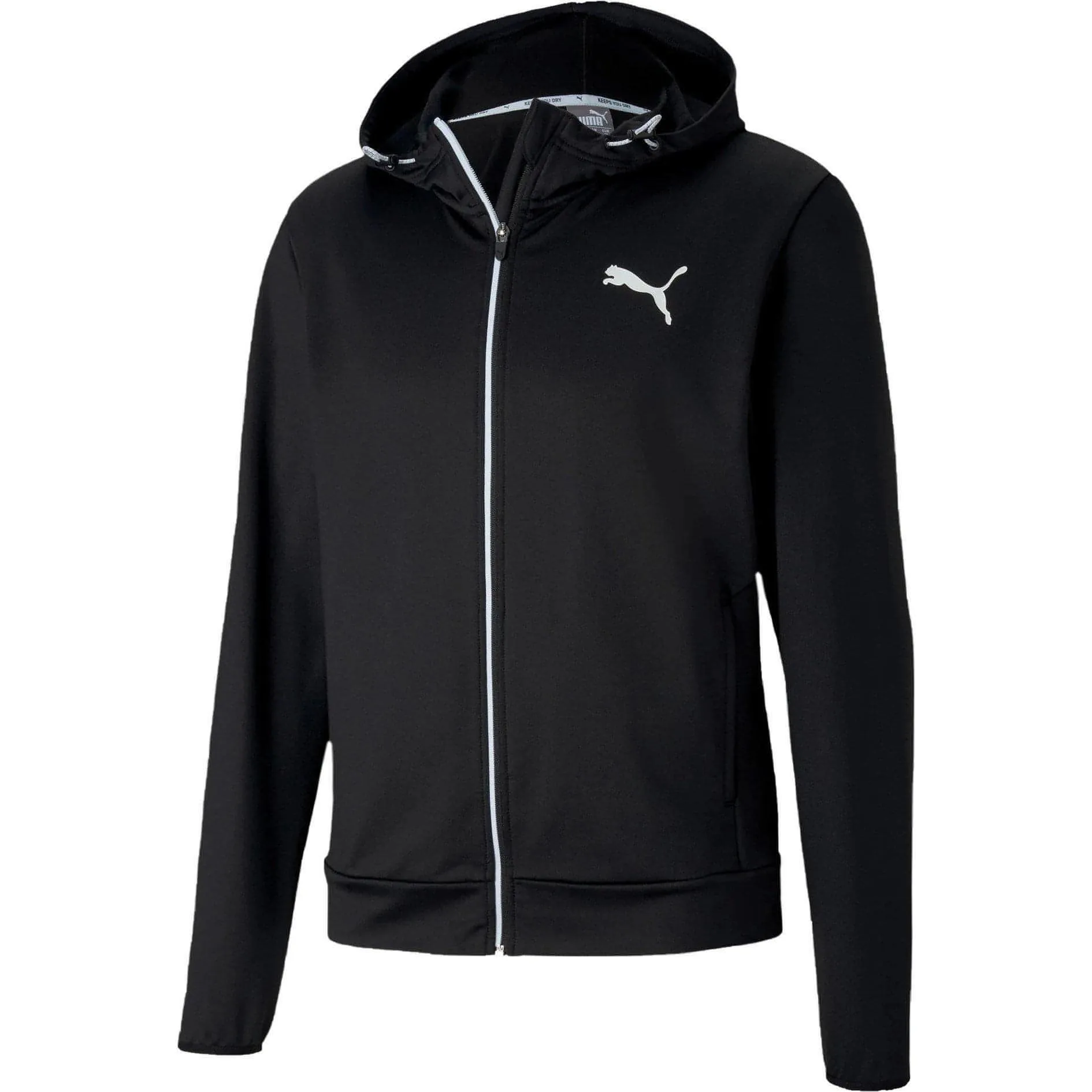 Puma Ready To Go Full Zip Mens Training Hoody - Black