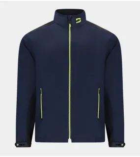 RAIN-TEK SUIT JACKET  - NAVY / LIME