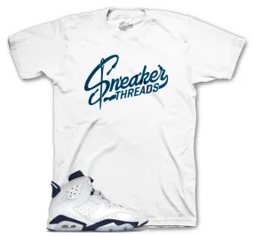 Retro 6 Midnight Navy St Logo Shirt