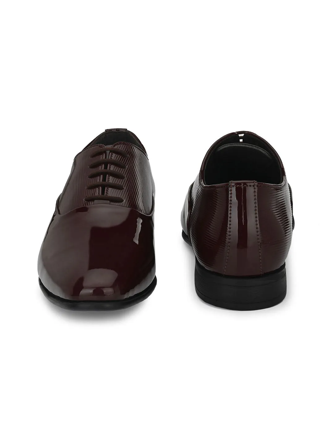 Roman Cherry Patent Oxfords