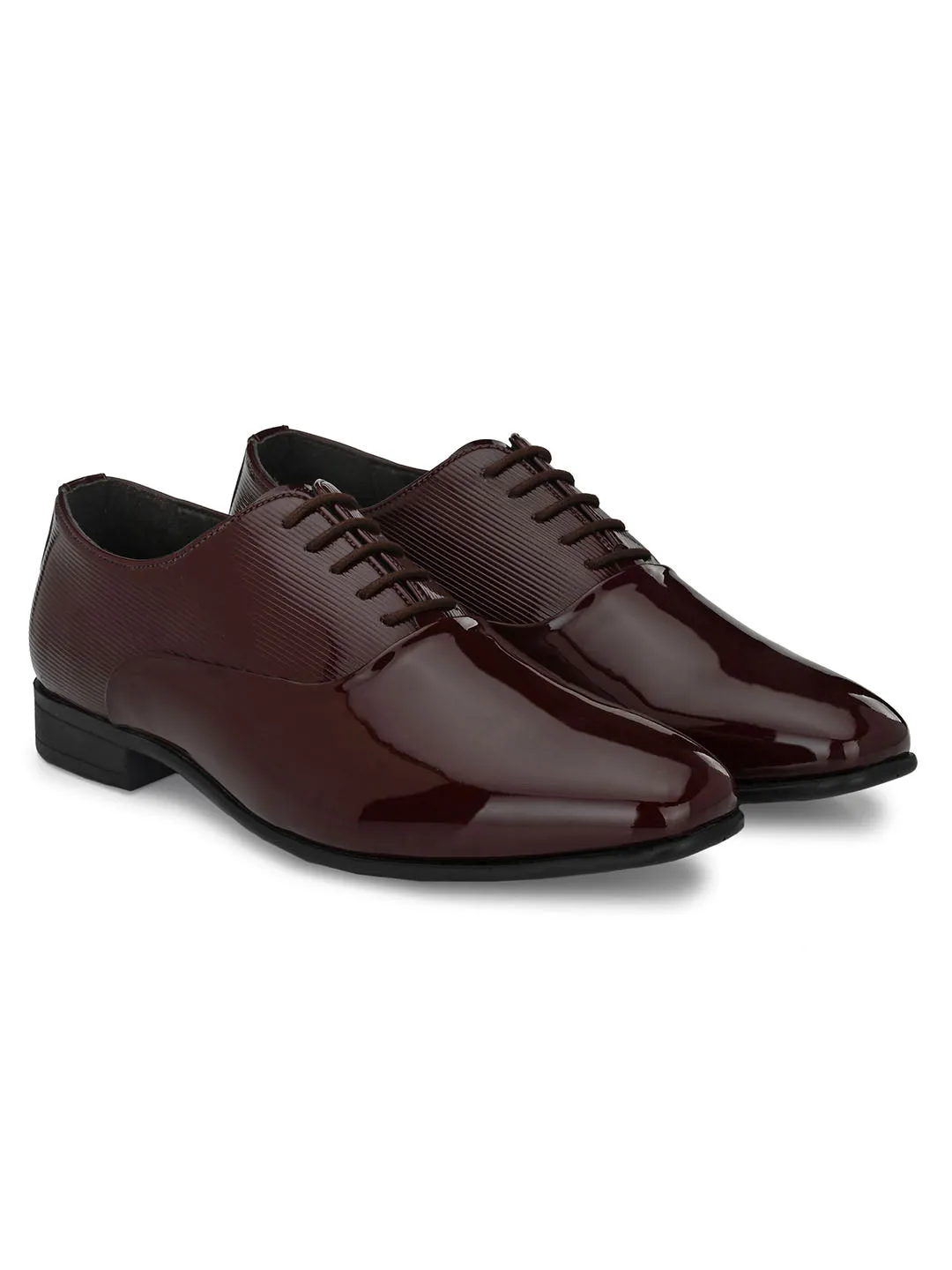 Roman Cherry Patent Oxfords