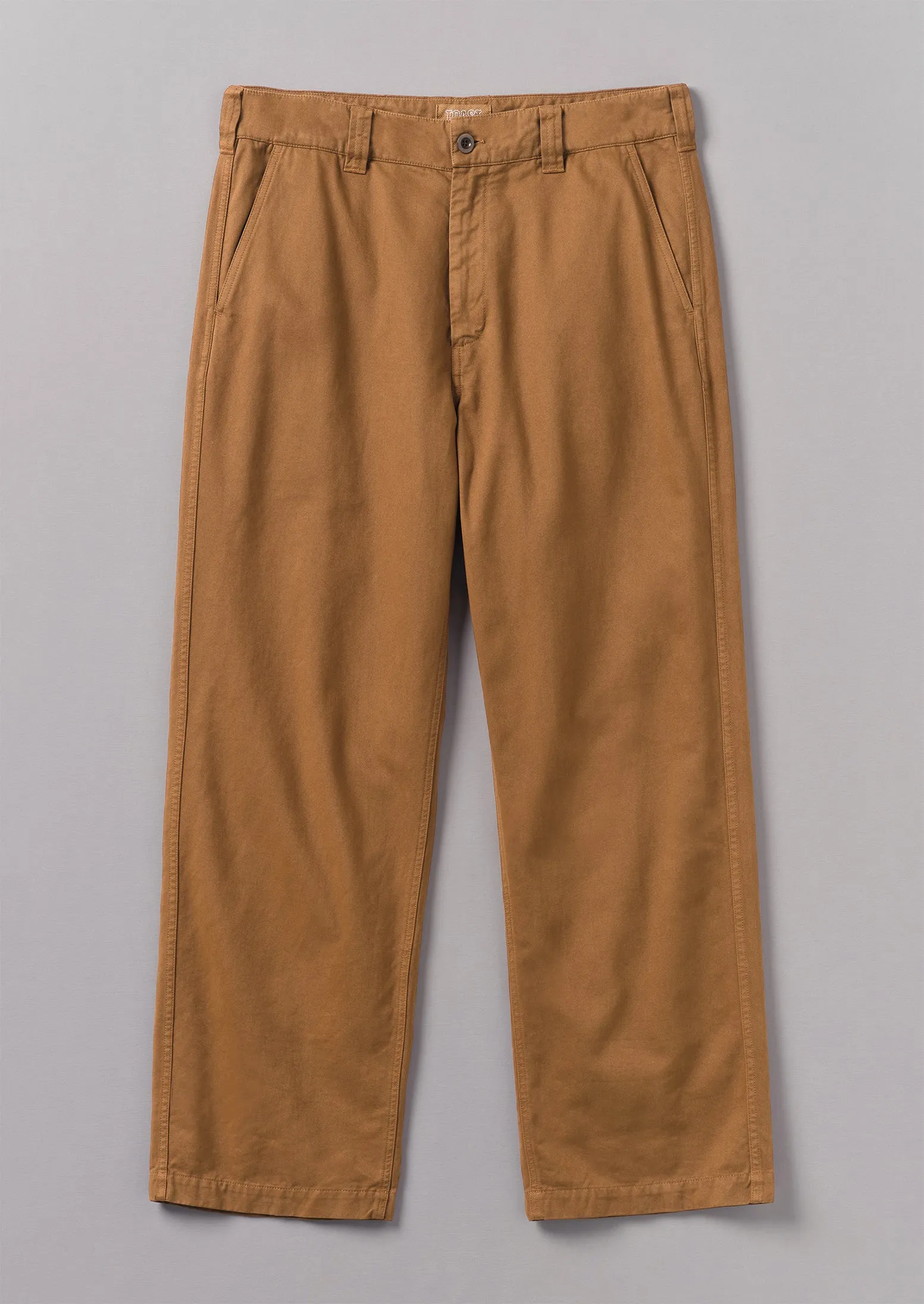 Rory Garment Dyed Trousers | Sandstone