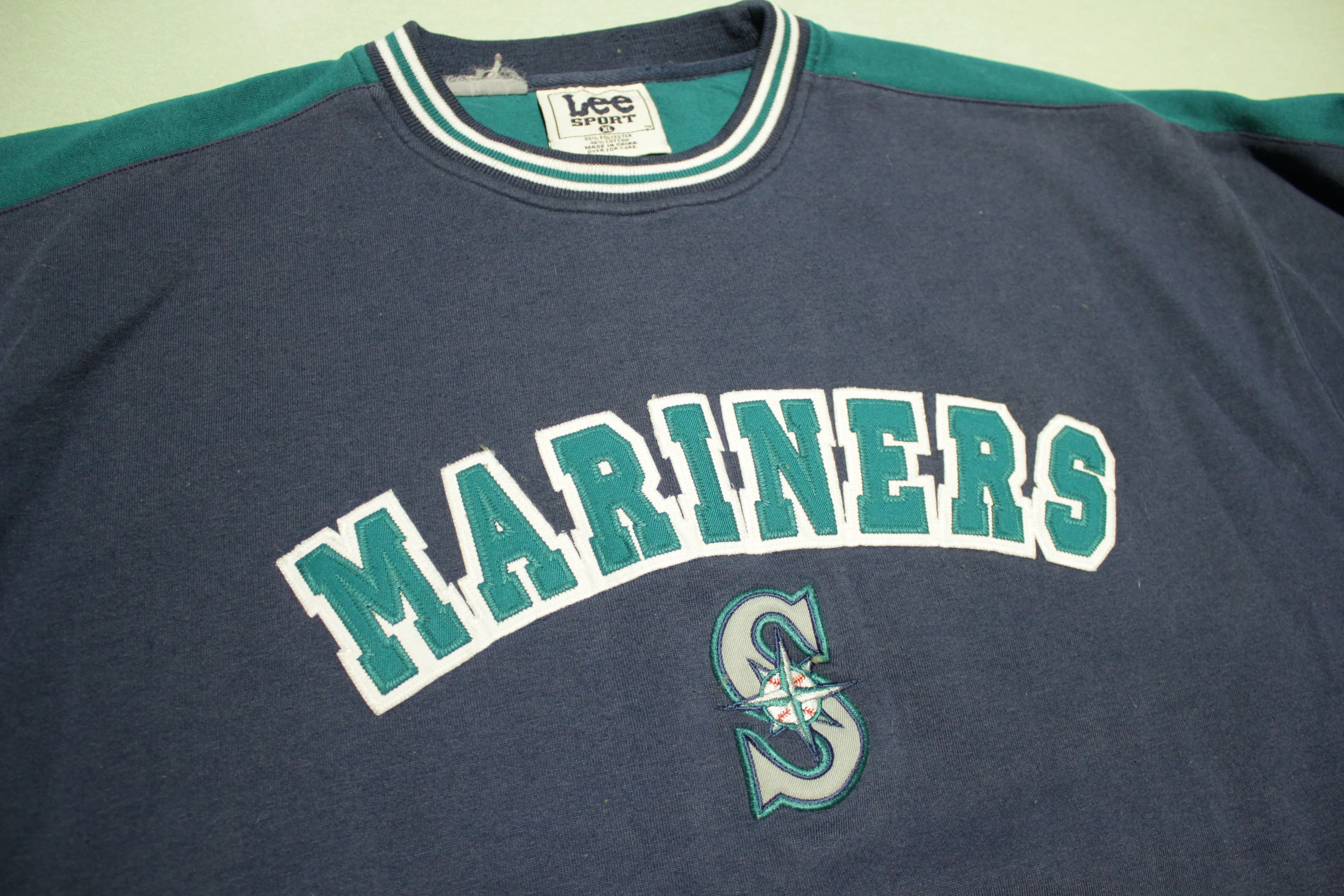 Seattle Mariners Vintage 90's 00s Lee Sport Crewneck Sweatshirt