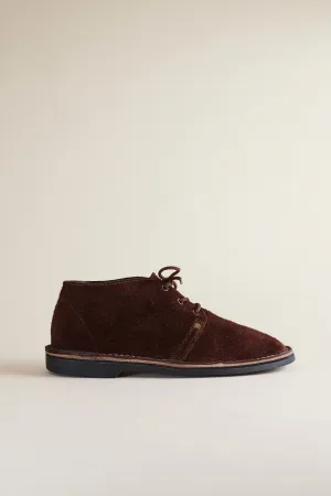 Suede Erongo Vellies in Brown