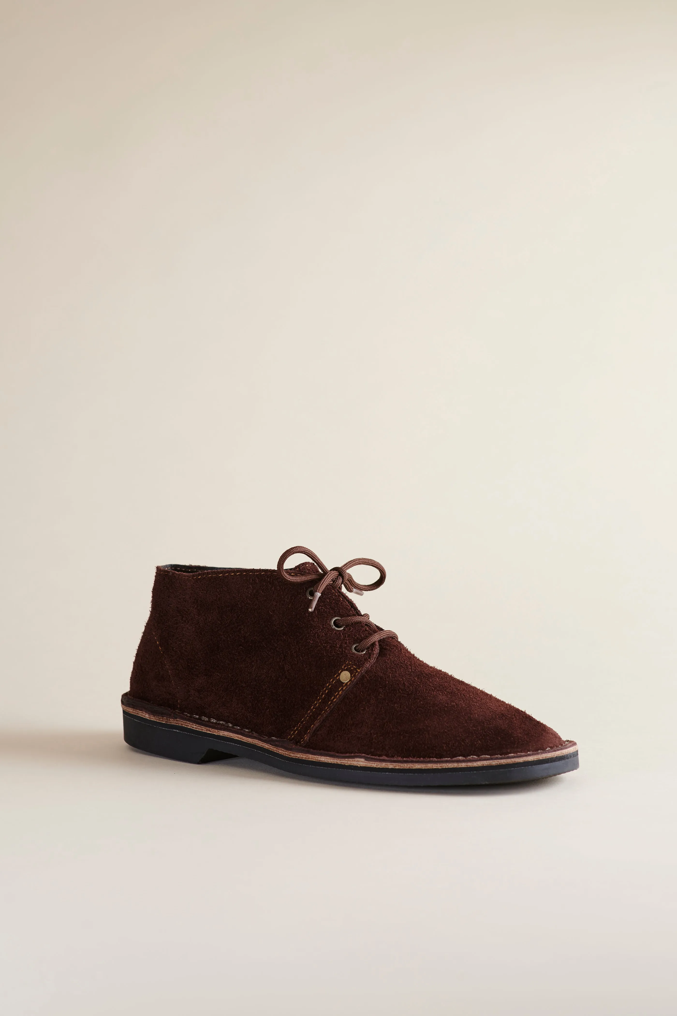 Suede Erongo Vellies in Brown