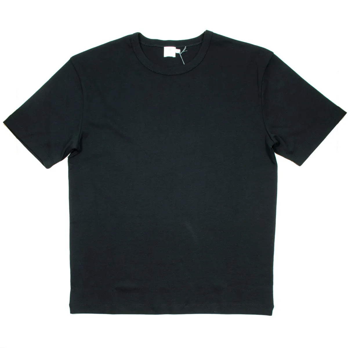 Sunspel - Boxy Fit Heavyweight T-shirt - Black