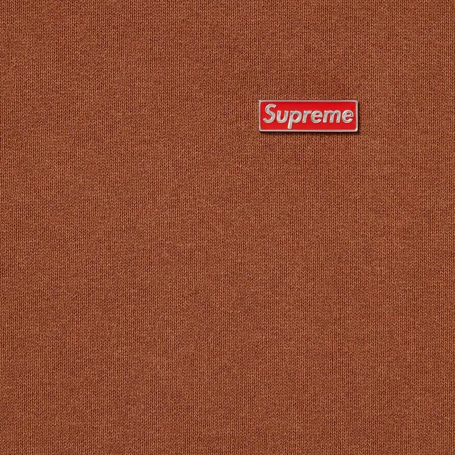 Supreme Enamel Small Box Hooded Sweatshirt (Brown)