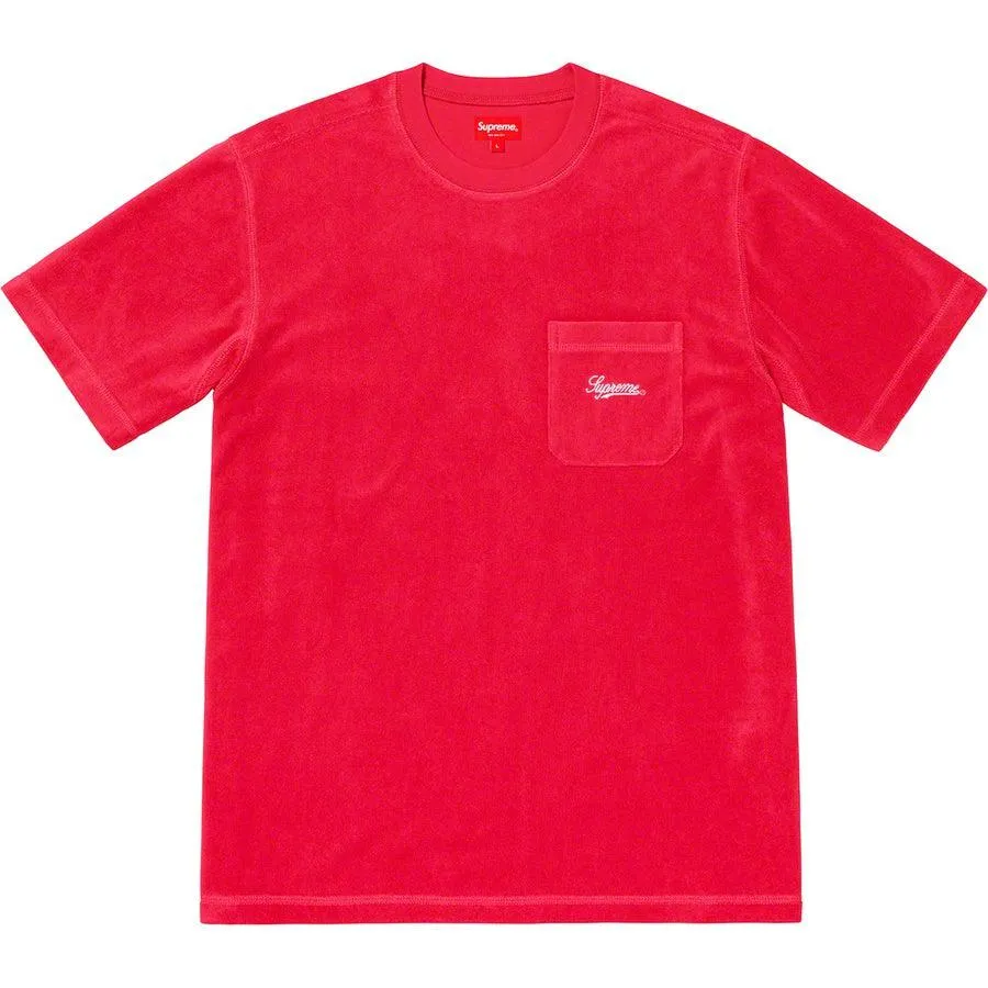 Supreme Terry Pocket Tee (Red)