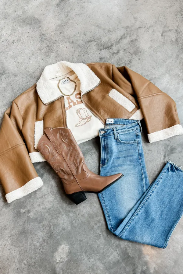 Traci Brown Aviator Jacket