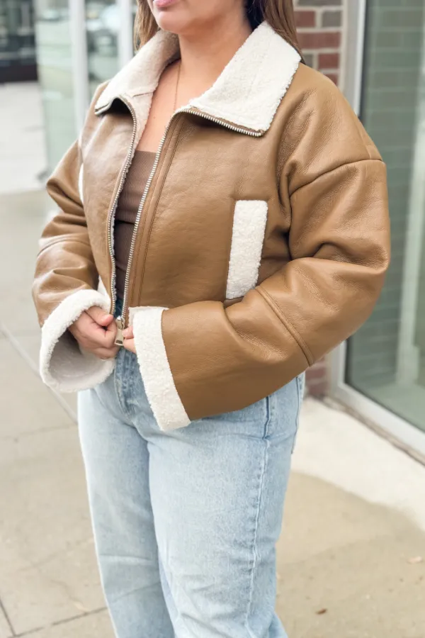 Traci Brown Aviator Jacket