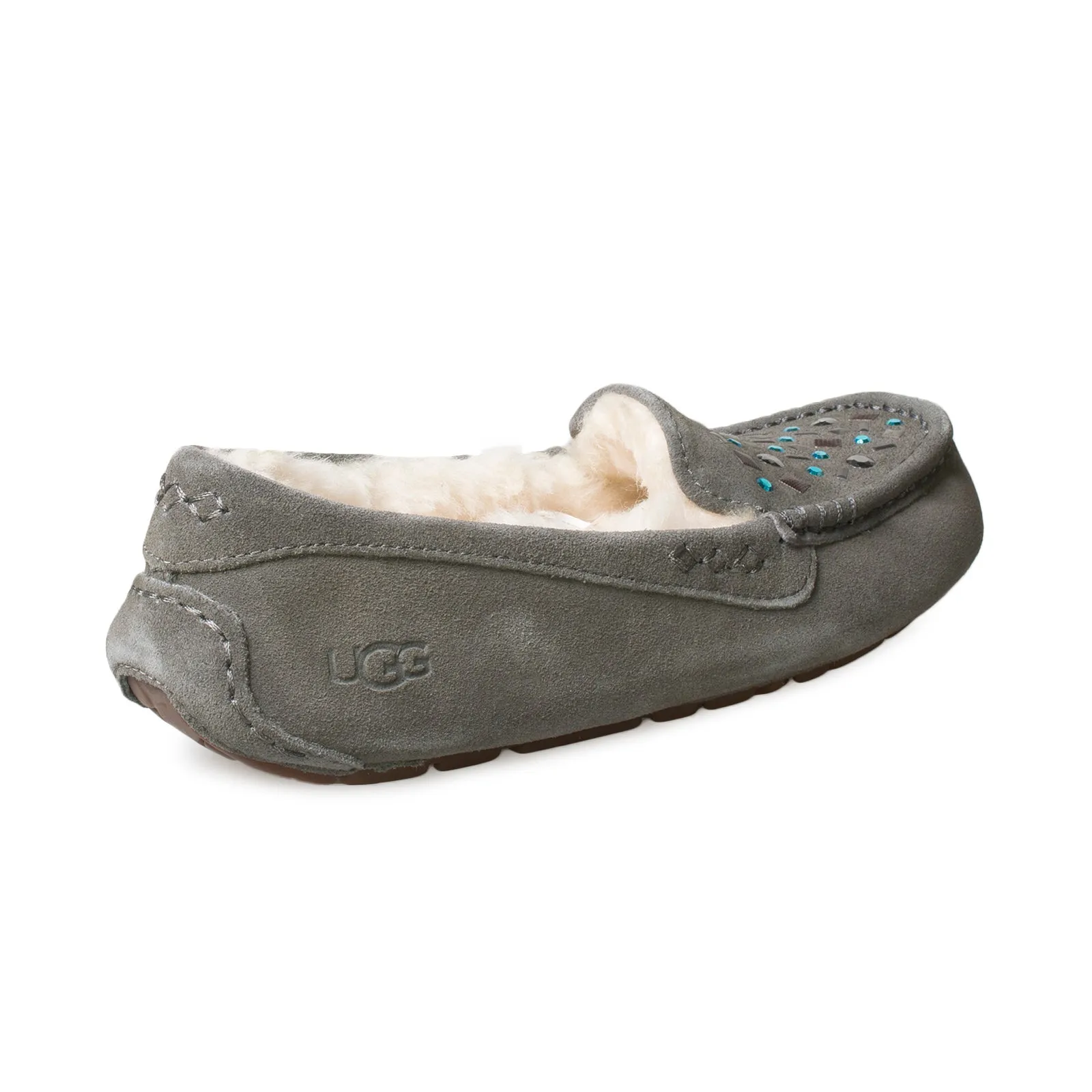 UGG Ansley Stud II Charcoal Slippers - Women's