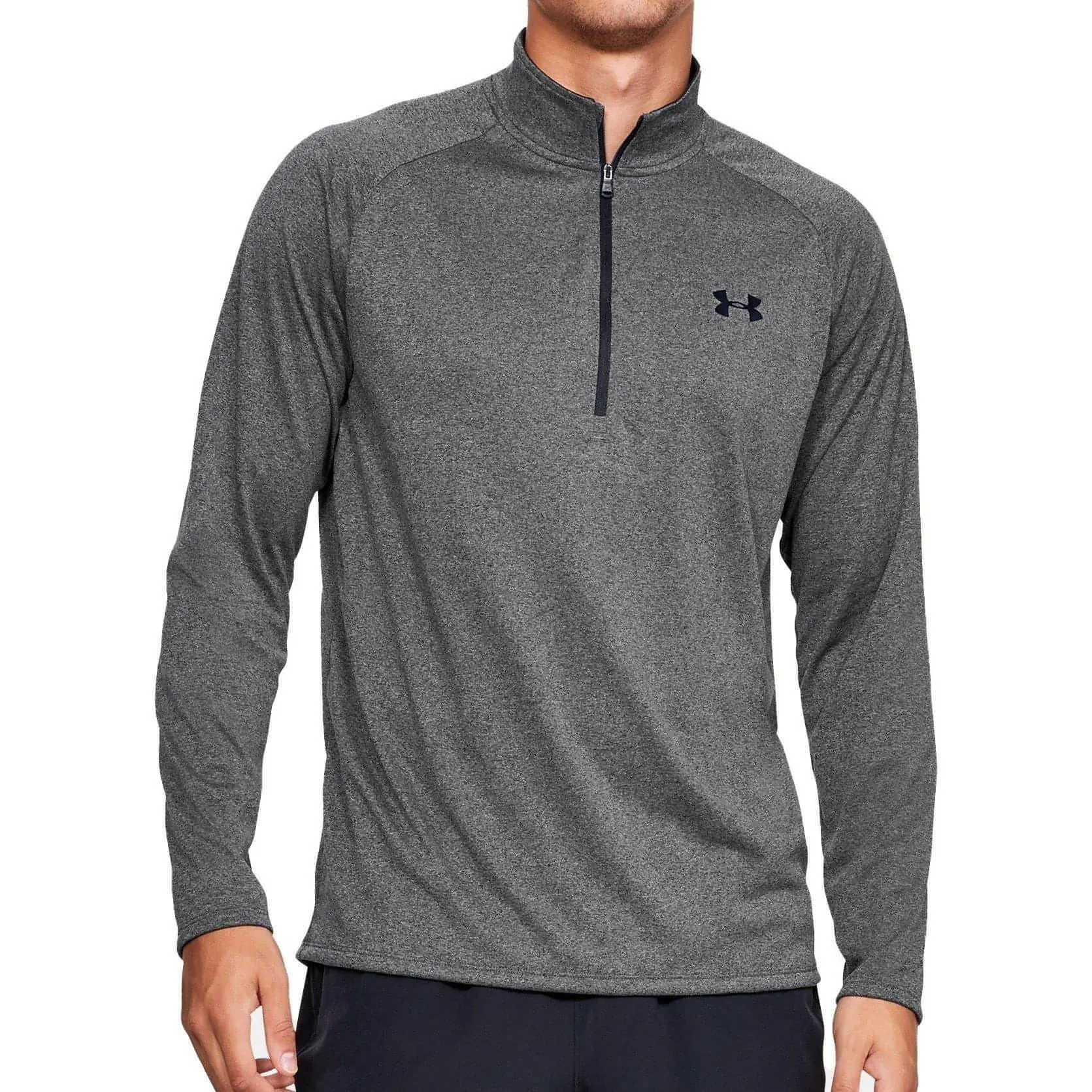 Under Armour Tech Half Zip Long Sleeve Mens Training Top - Grey