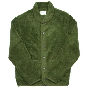 Universal Works - Lancaster Jacket Mountain Fleece - Olive