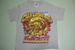 Washington State WSU Cougars 1997 Pac-10 Champions Vintage 90's Lee Sport T-Shirt